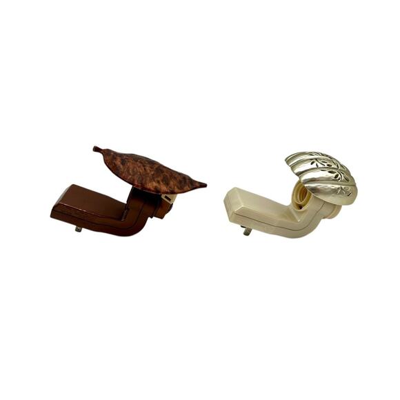 2 Bath & Body Works Pumpkin & Leaf Wallflower Plug In Light Up Fall - Picture 6 of 9